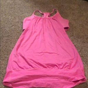 Lululemon Tank Top- loose fitting w/ built in bra